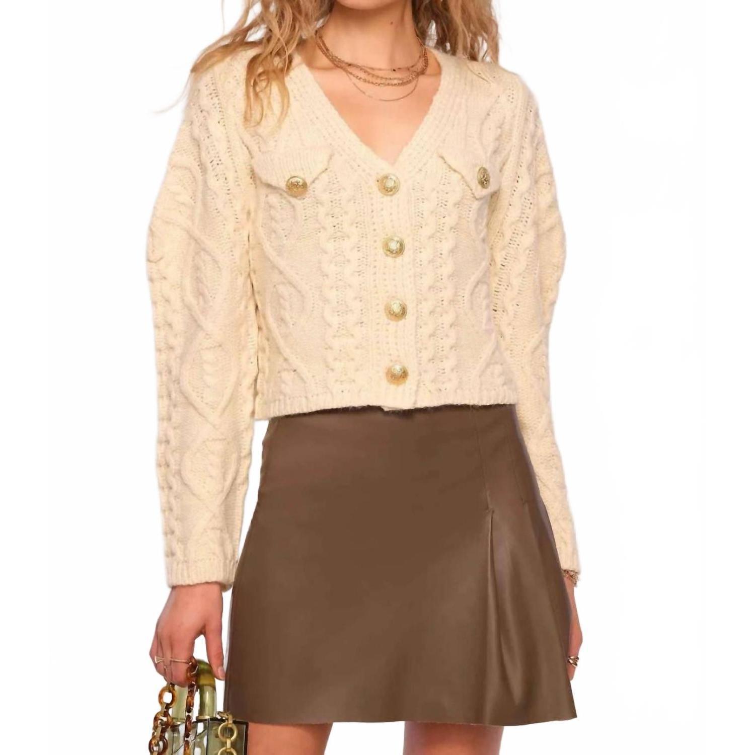 New Heartloom Vea Cardigan In Ivory